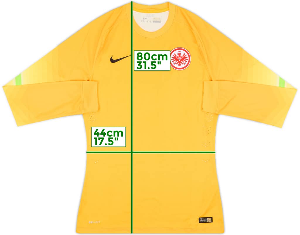 2014-15 Eintracht Frankfurt Player Issue GK Shirt - 8/10 - (M)