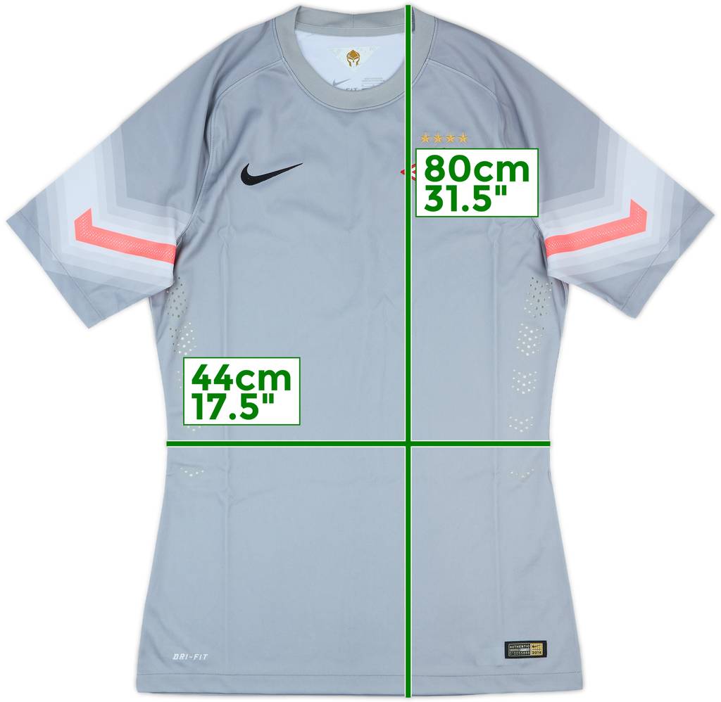 2014-15 Spartak Moscow Player Issue GK S/S Shirt - 8/10 - (M)