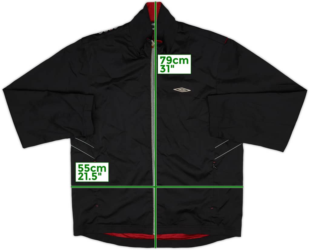 2007-09 England Umbro Track Jacket - 8/10 - (M)