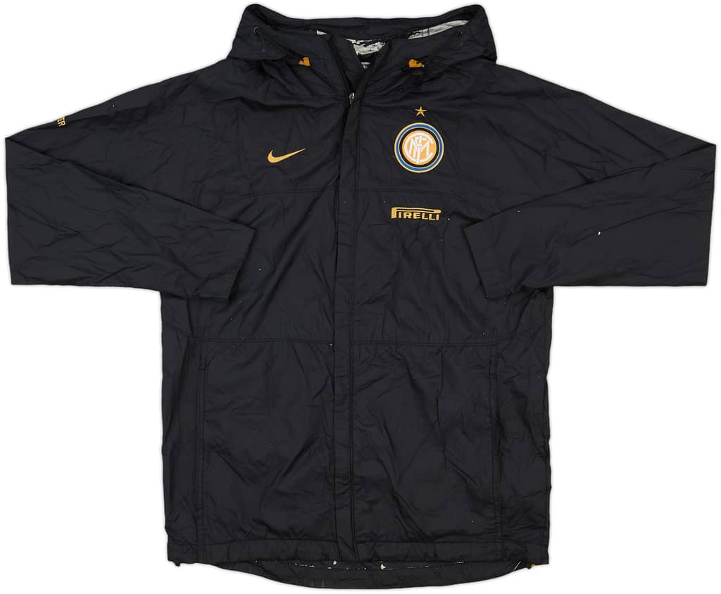 2008-09 Inter Milan Nike Hooded Rain Jacket - 5/10 - (S)