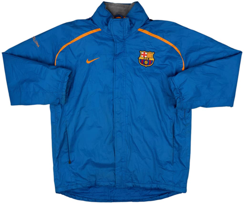 2004-05 Barcelona Nike Padded Bench Coat - 7/10 - (L)