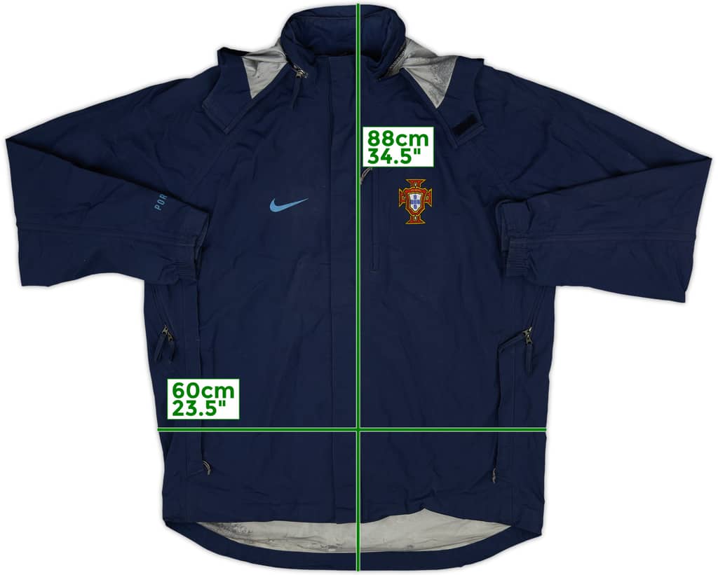 2004-06 Portugal Nike Hooded Rain Jacket - 8/10 - (L)