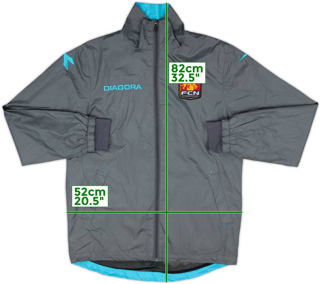 2015-16 FC Nordsjaelland Diadora Training Rain Jacket - 8/10 - (XS)