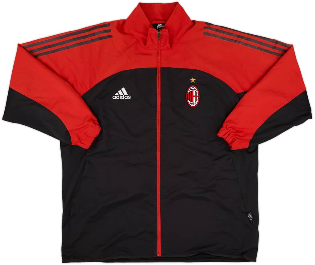 2002-03 AC Milan adidas Track Jacket - 7/10 - (L)