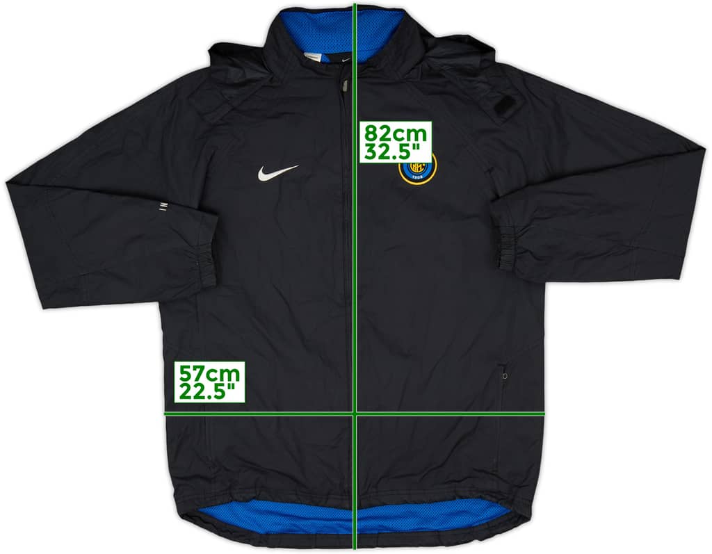 2004-05 Inter Milan Nike Hooded Rain Jacket - 8/10 - (M)
