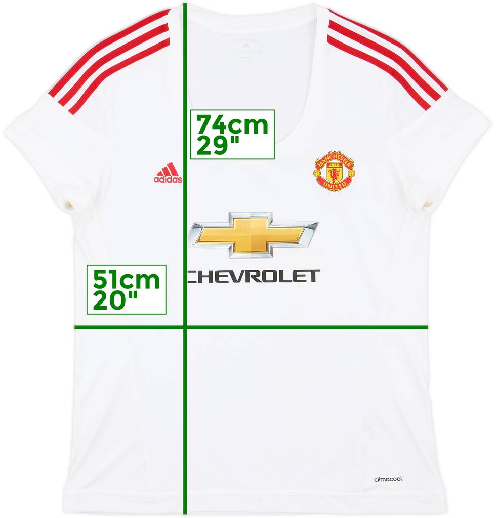 2015-16 Manchester United Away Shirt - 9/10 - (Women's XL)