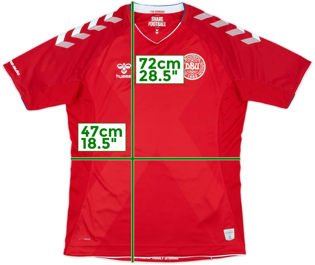 2018-19 Denmark Home Shirt Eriksen #10 - 10/10 - (M)