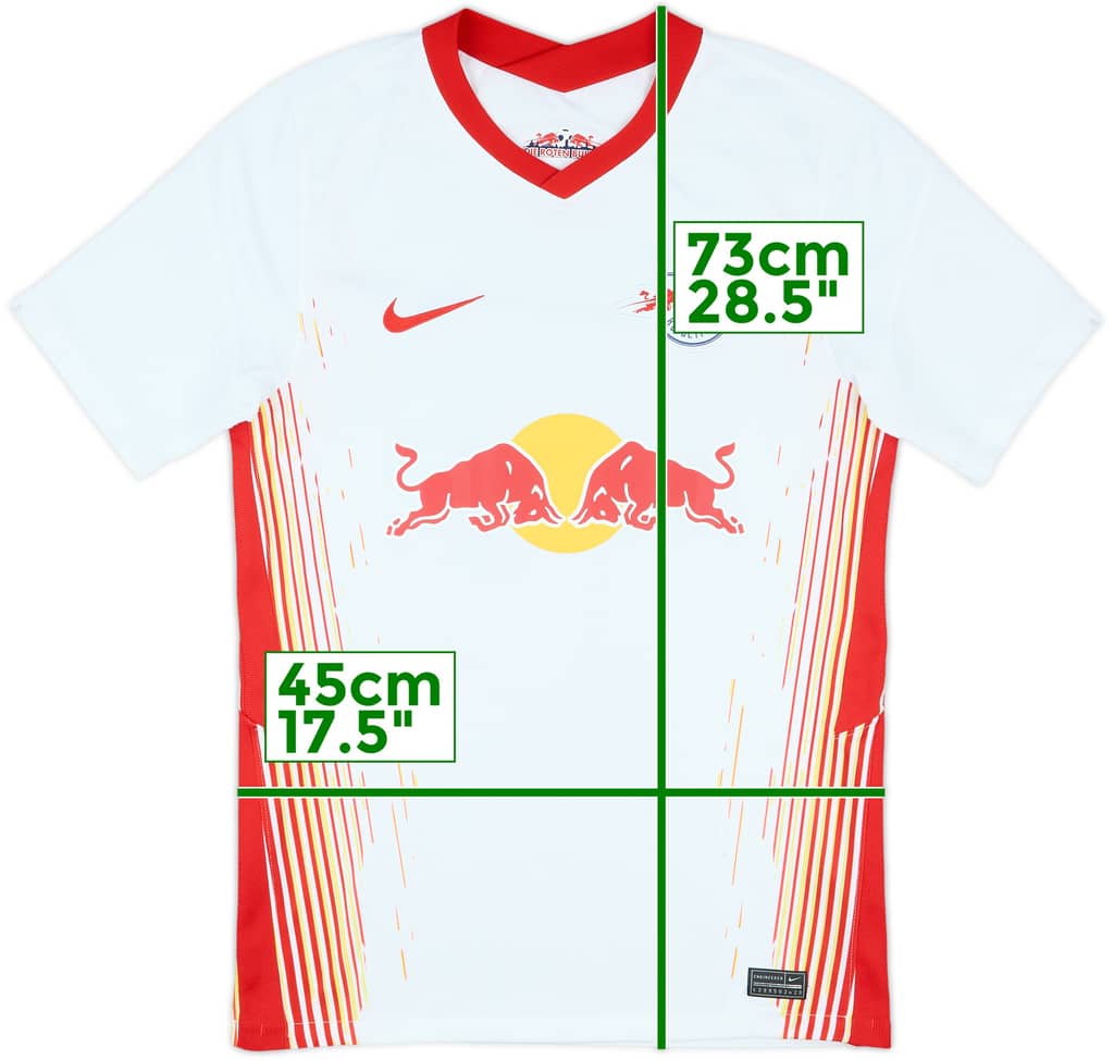 2020-21 RB Leipzig Home Shirt - 8/10 - (S)