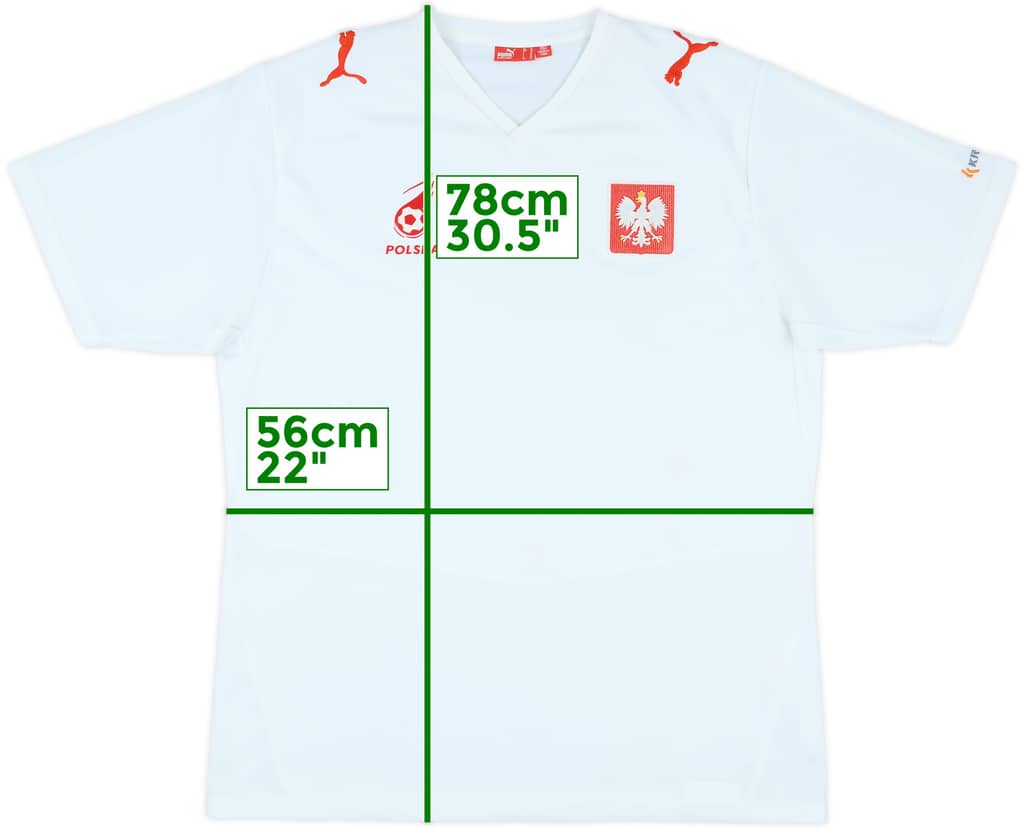 2008 Poland Home Shirt - 8/10 - (XL)