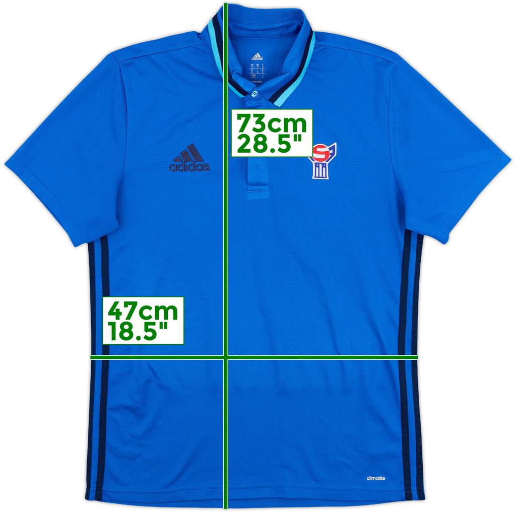 2016 Faroe Islands adidas Polo Shirt - 9/10 - (M)