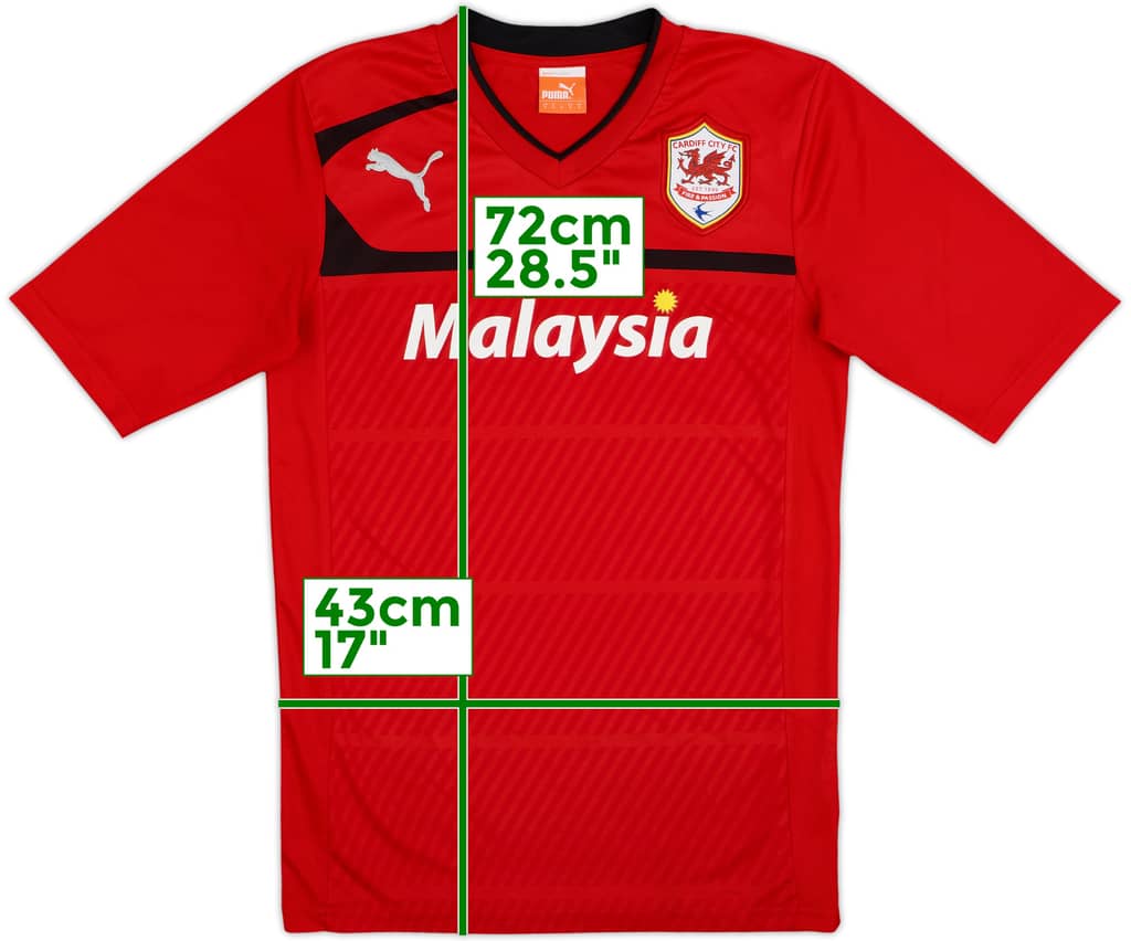 2012-13 Cardiff Home Shirt - 9/10 - (S)