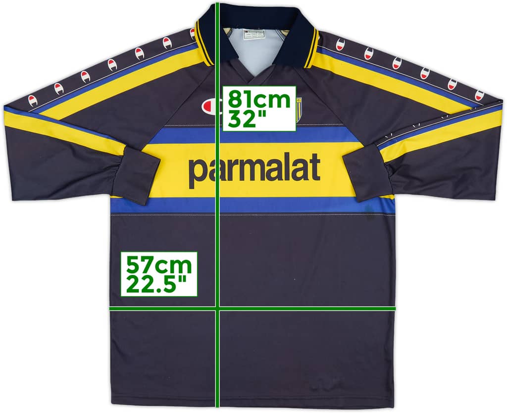 1999-00 Parma Basic Away L/S Shirt - 5/10 - (L)