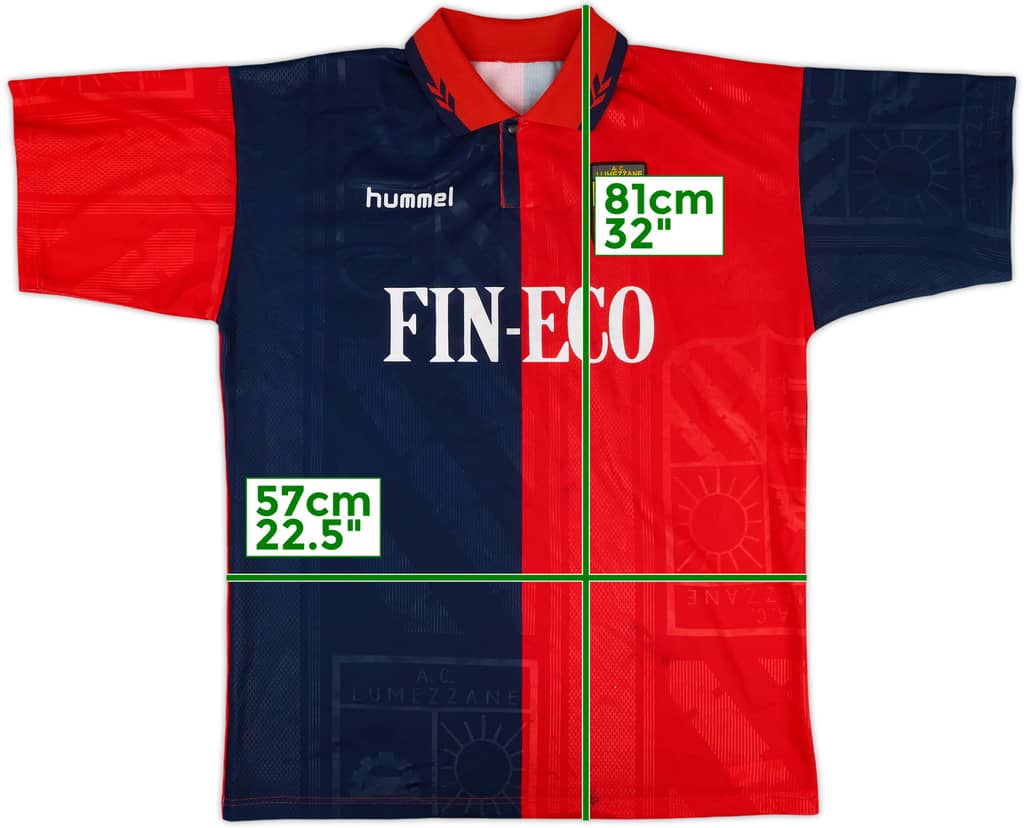 1997-98 AC Lumezzane Home Shirt - 7/10 - (XL)