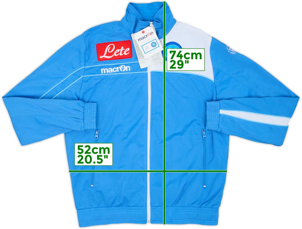 2011-12 Napoli Macron Track Jacket (M)