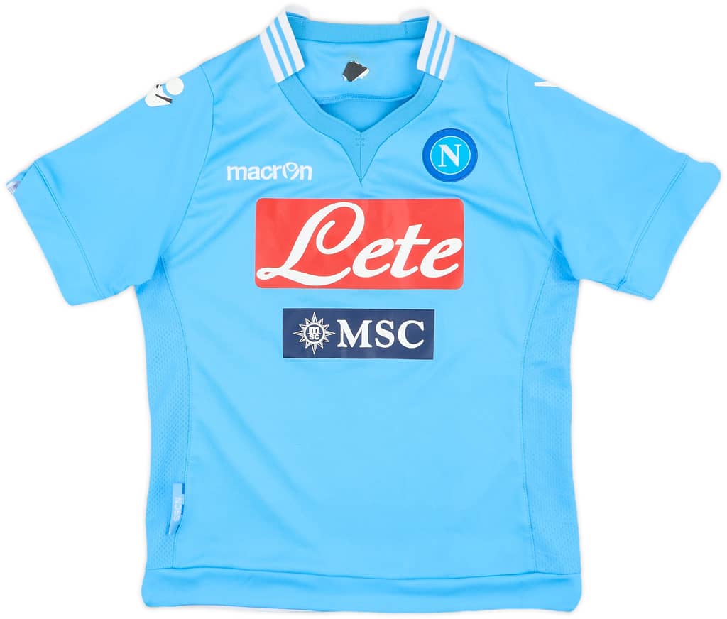 2013-14 Napoli Home Shirt - 6/10 - (L.Boys)