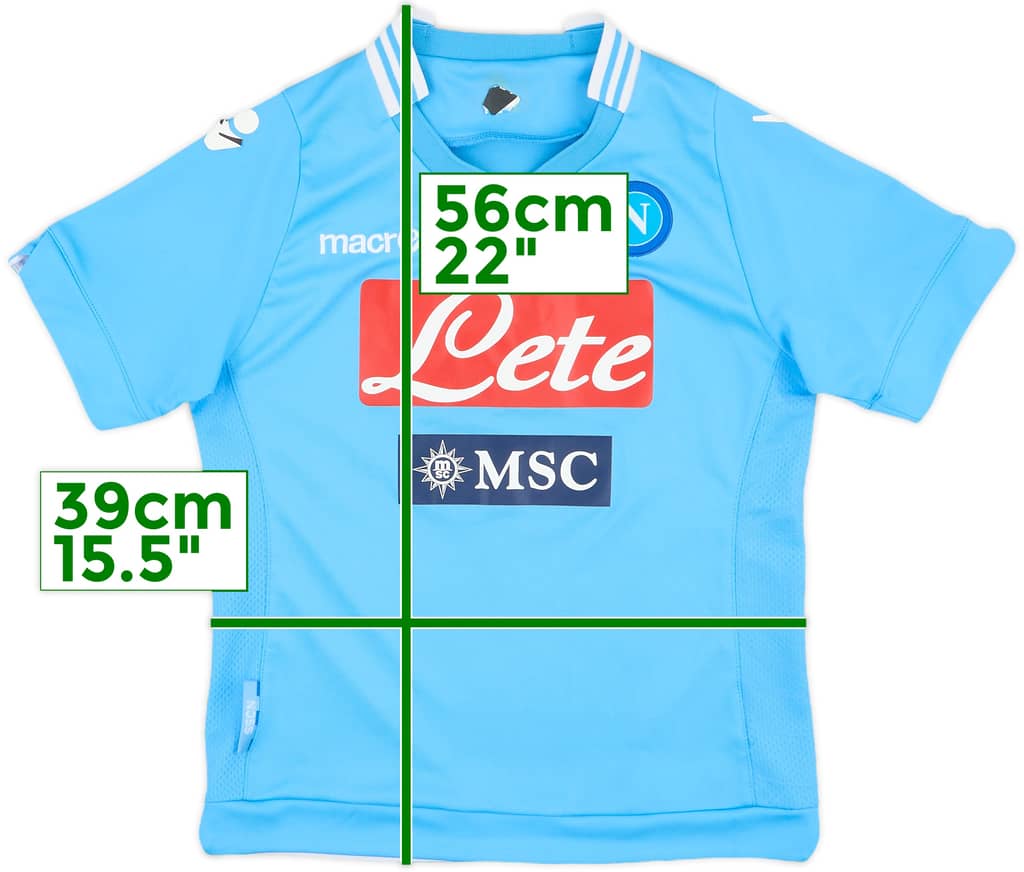 2013-14 Napoli Home Shirt - 6/10 - (L.Boys)