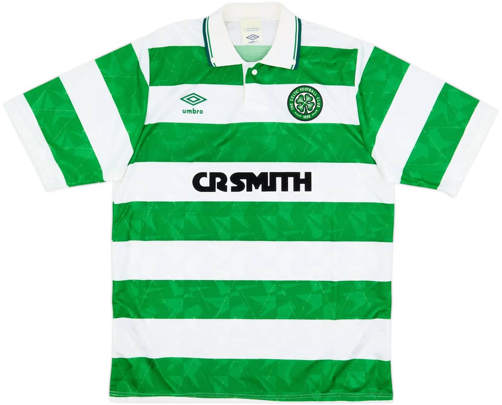 1989-91 Celtic Home Shirt - 8/10 - (M)