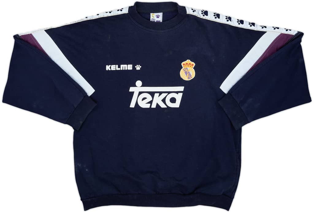 1996-97 Real Madrid Kelme Sweat Top - 6/10 - (XL)