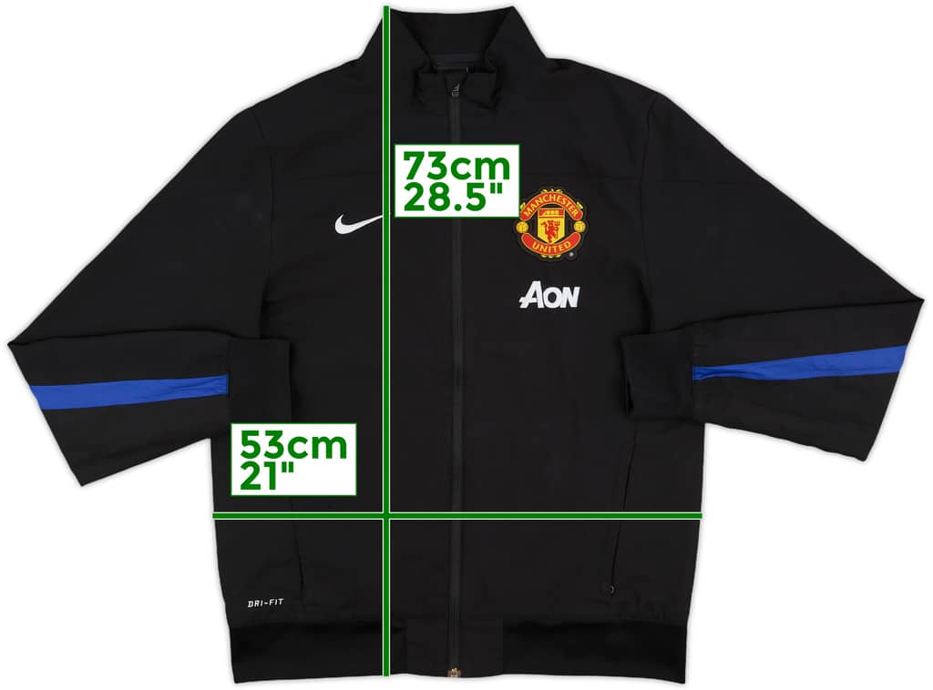 2013-14 Manchester United Nike Track Jacket - 7/10 - (M)