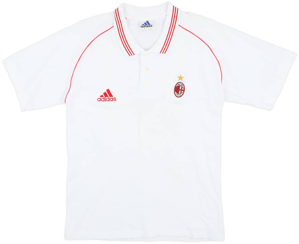 1998-99 AC Milan adidas Polo Shirt - 7/10 - (XS)