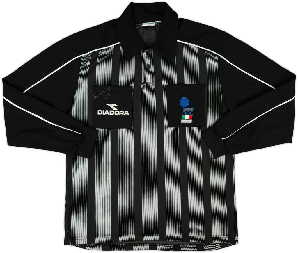 1990s Italy FIGC Diadora Referee L/S Shirt - 6/10 - (L)
