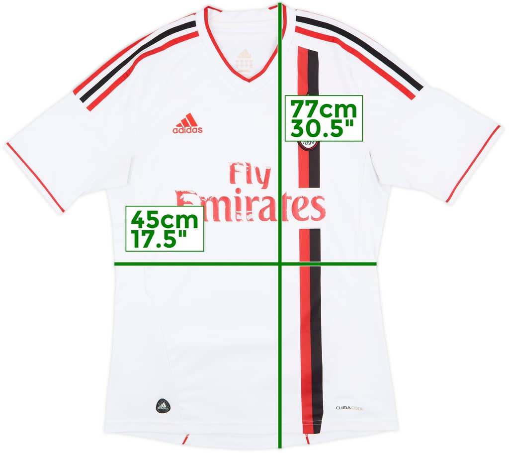 2011-12 AC Milan Away Shirt - 4/10 - (M)