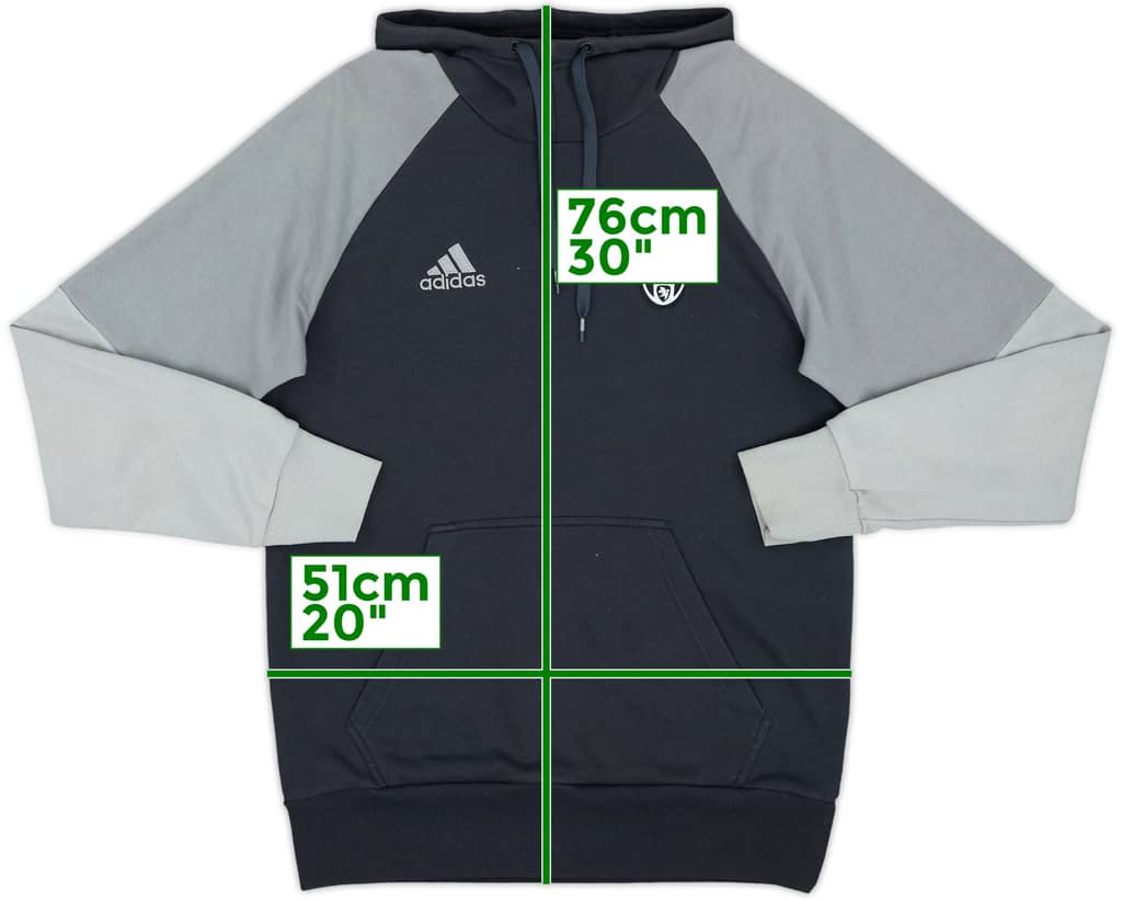2016-17 Juventus adidas Hooded Top - 8/10 - (M)