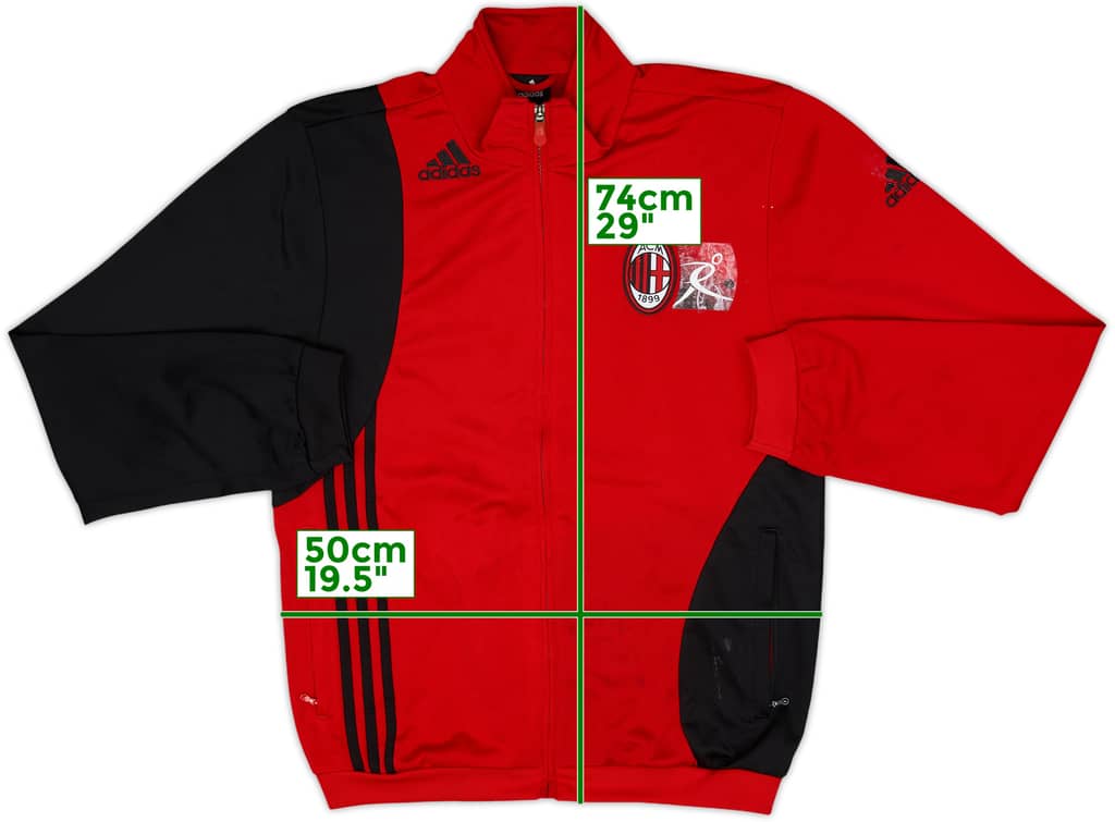 2010-11 AC Milan Scuola adidas Track Jacket - 6/10 - (M)
