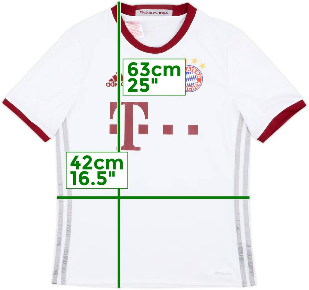 2016-17 Bayern Munich Third Shirt - 10/10 - (L.Boys)