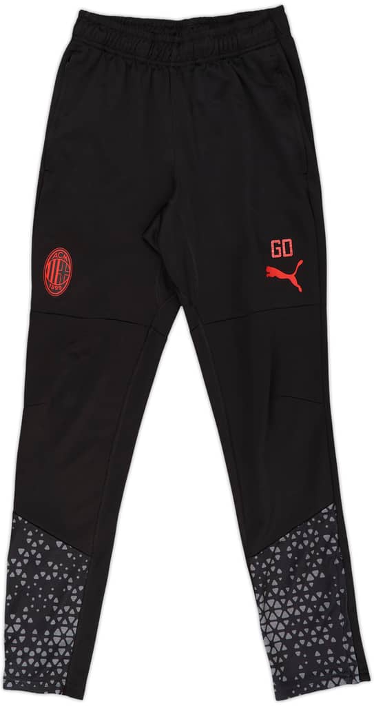 2023-24 AC Milan Puma Staff Issue Track Pants/Bottoms 'GO' - 8/10 - (S)