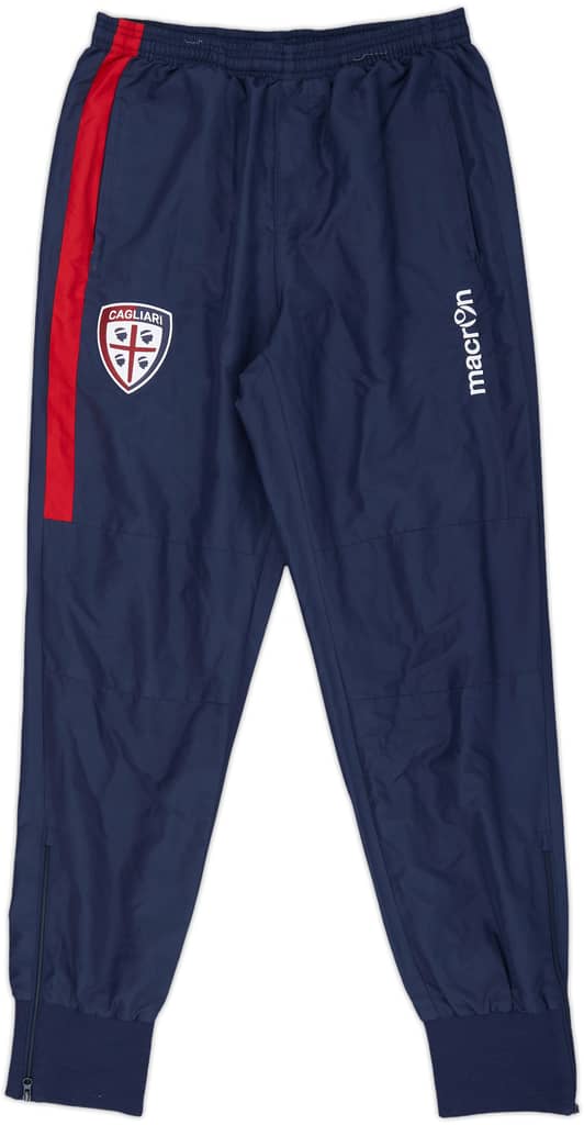 2019-20 Cagliari Macron Track Pants/Bottoms - 8/10 - (M)