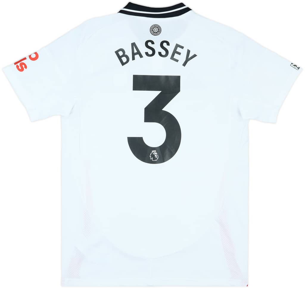 2024-25 Fulham Match Issue Home Shirt Bassey #3