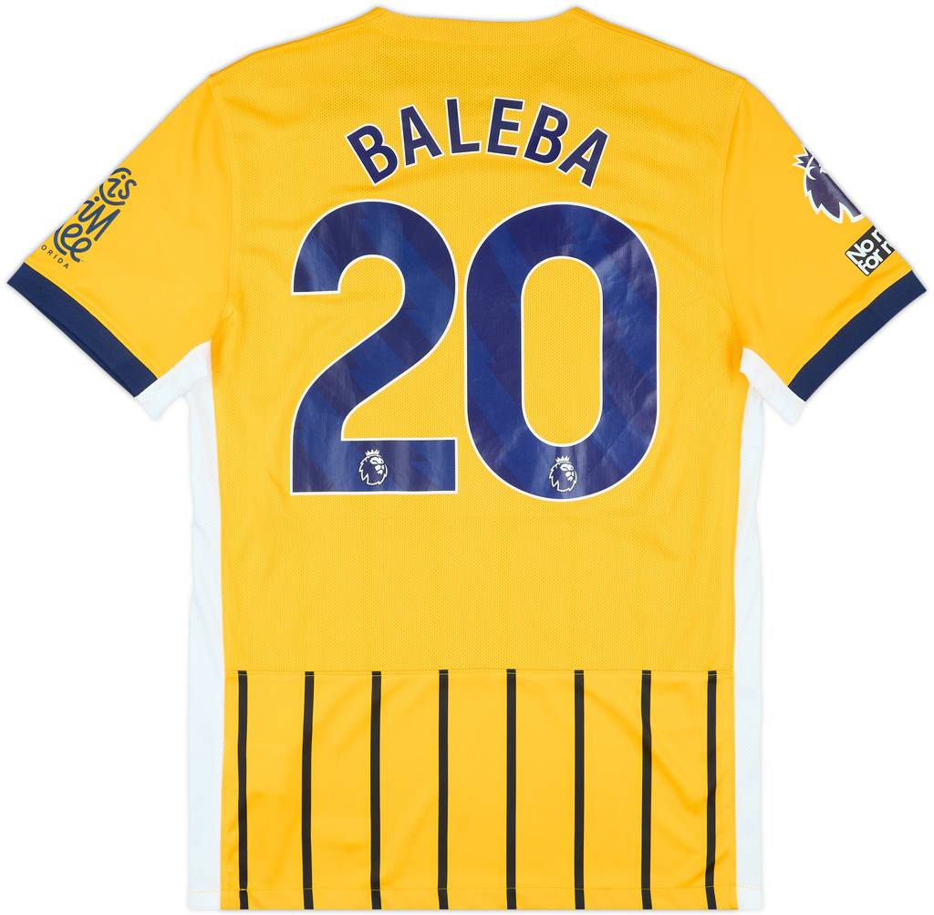 2024-25 Brighton Match Issue Away Shirt Baleba #20