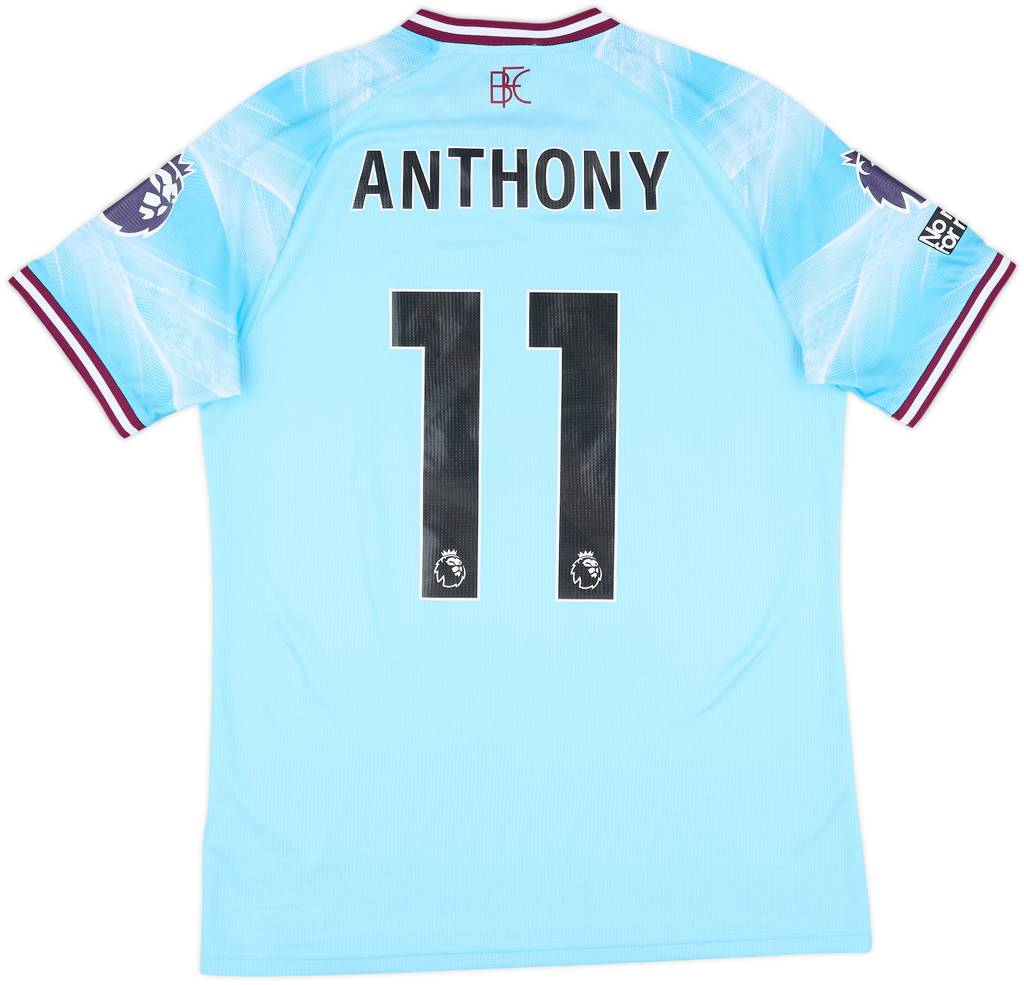 2025-26 Burnley Match Issue Away Shirt Anthony #11