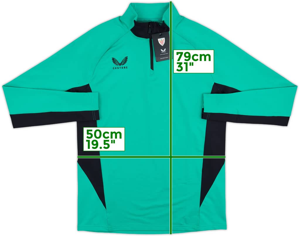 2024-25 Athletic Bilbabo Castore 1/4 Zip Drill Top (S)