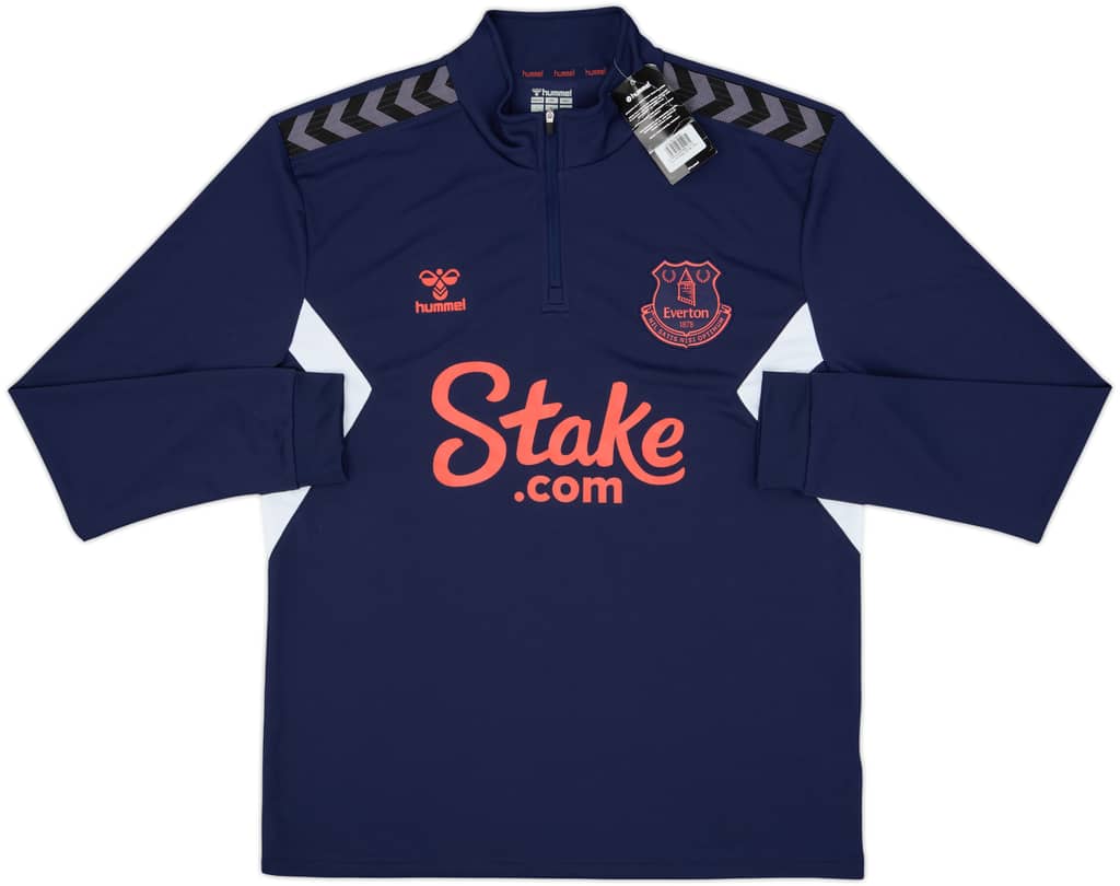 2023-24 Everton Hummel 1/4 Zip Drill Top (L)