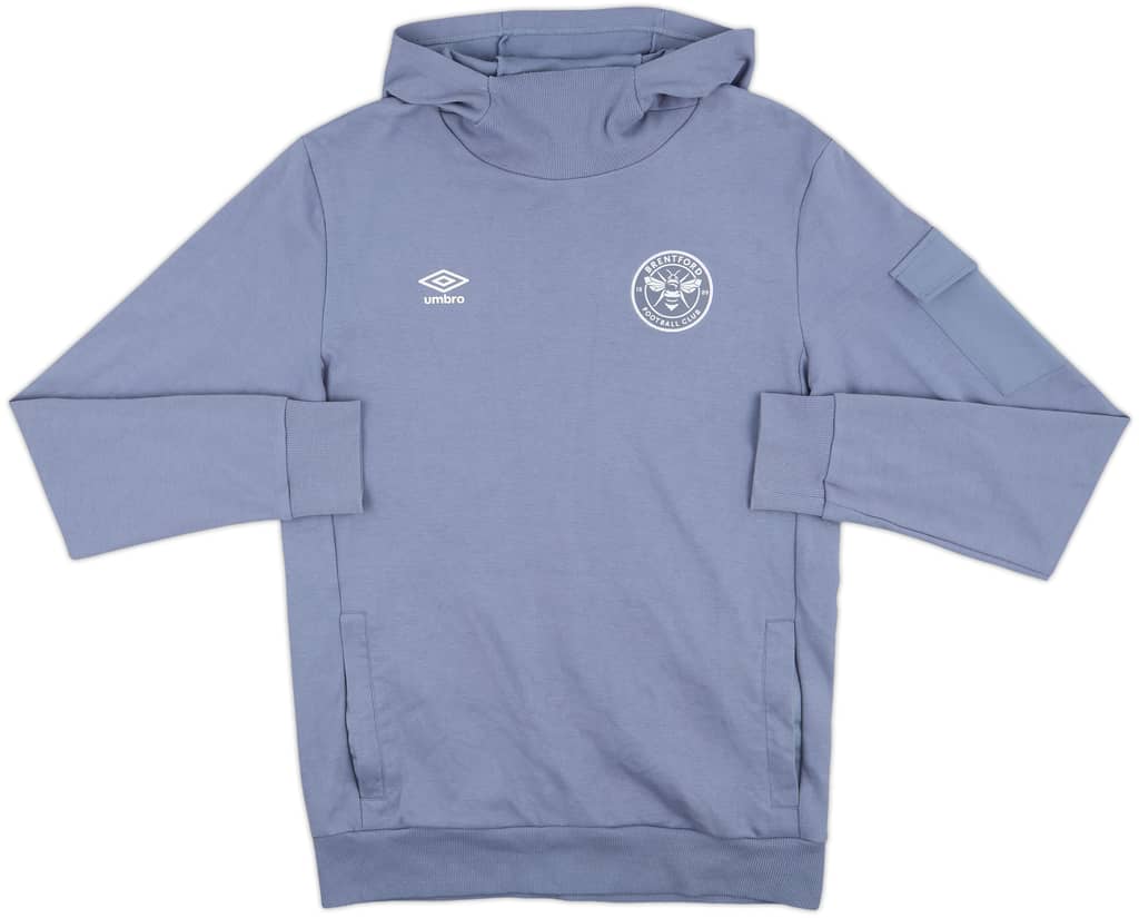 2019-20 Brentford Umbro Hooded Sweat Top - 9/10 - (M)