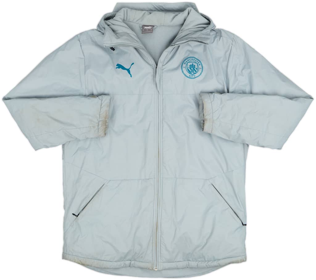 2021-22 Manchester City Puma Padded Bench Coat - 6/10 - (L)
