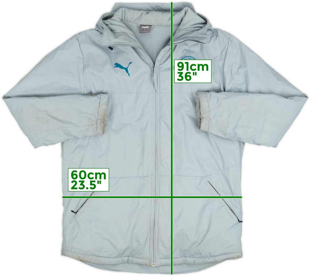 2021-22 Manchester City Puma Padded Bench Coat - 6/10 - (L)