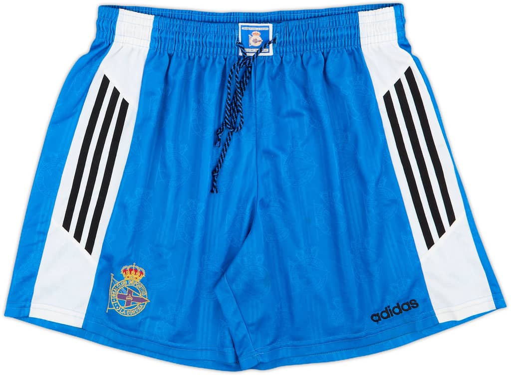 1997-98 Deportivo de La Coruna Home Shorts - 9/10 - (XL)