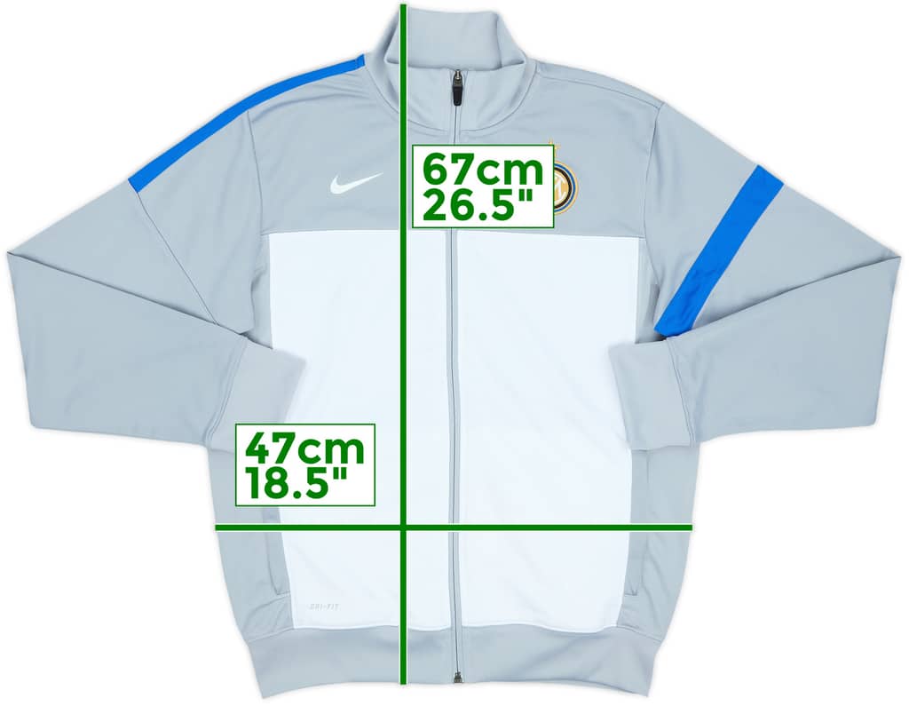 2013-14 Inter Milan Nike Track Jacket - 8/10 - (L.Boys)