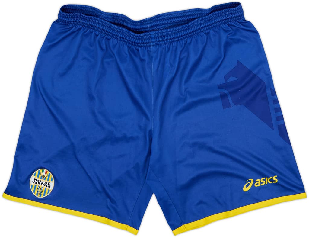 2012-13 Hellas Verona Home Shorts - 8/10 - (L)