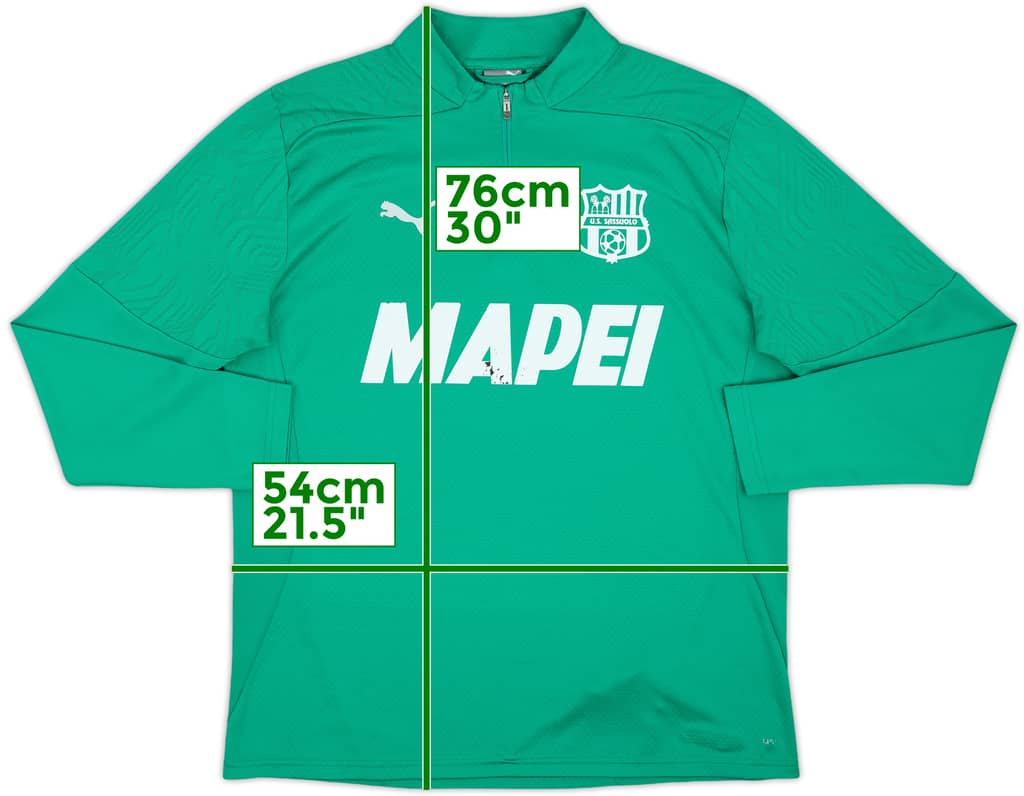 2024-25 Sassuolo Puma 1/4 Zip Drill Top - 5/10 - (L)
