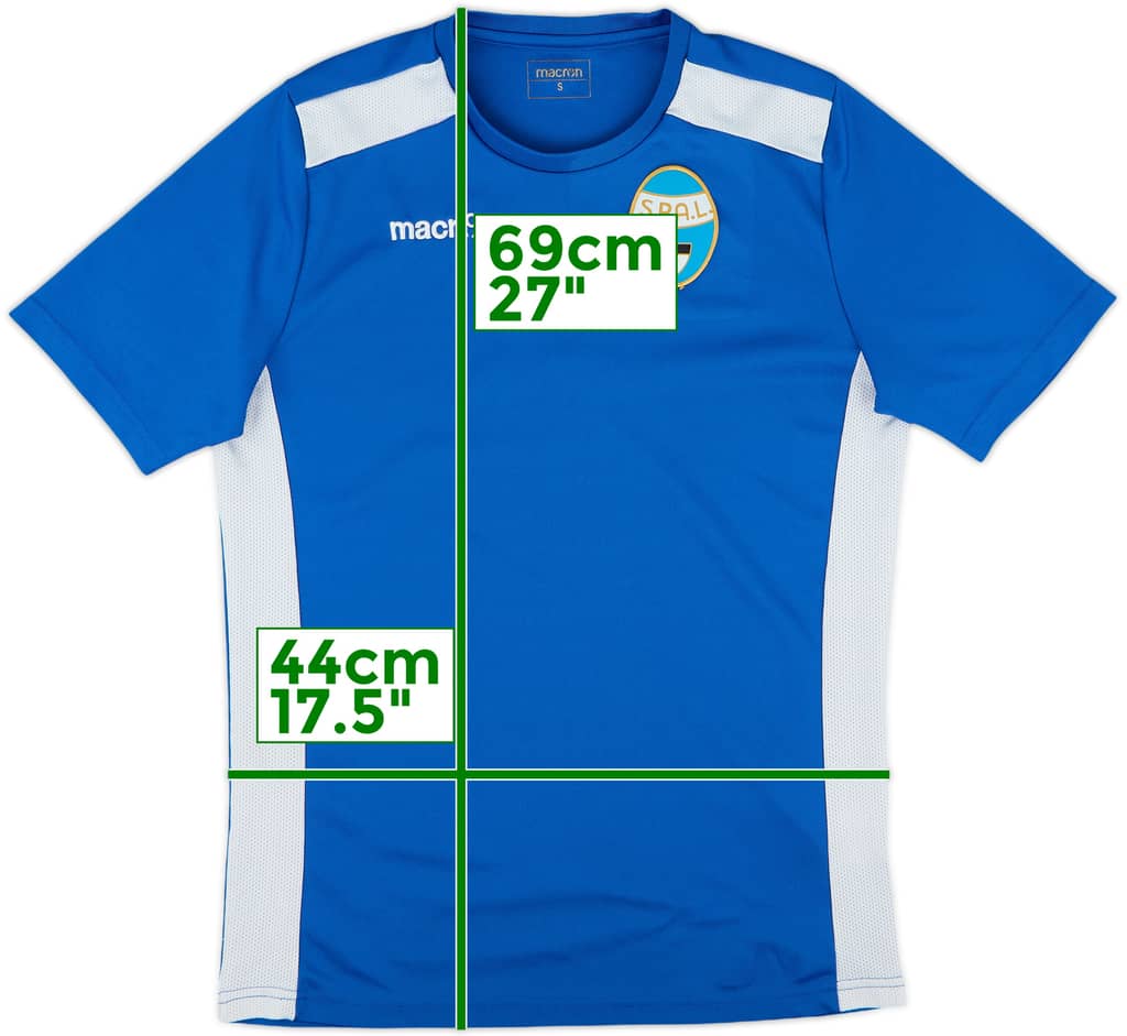 2018-19 SPAL Macron Training Shirt - 8/10 - (S)
