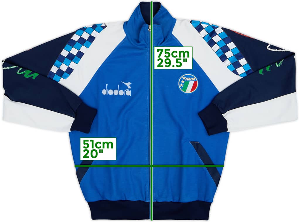 1990 Italy Diadora Track Jacket - 7/10 - (L)