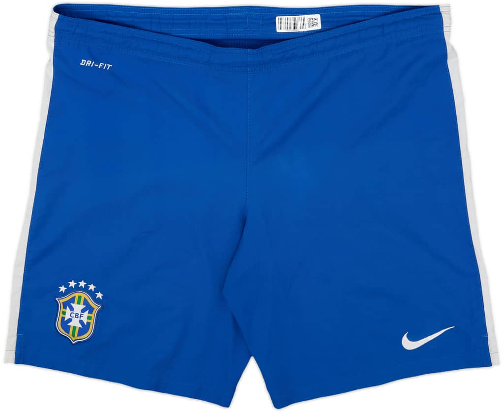 2014-15 Brazil Home Shorts - 9/10 - (L)