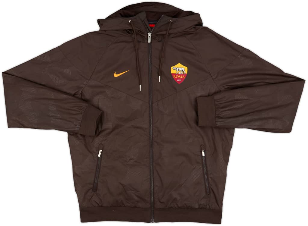 2017-18 Roma Nike Hooded Track Jacket - 8/10 - (M)