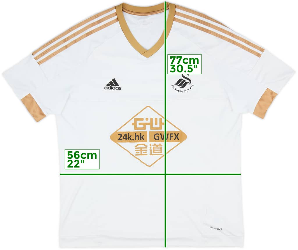 2015-16 Swansea Home Shirt - 8/10 - (XL)