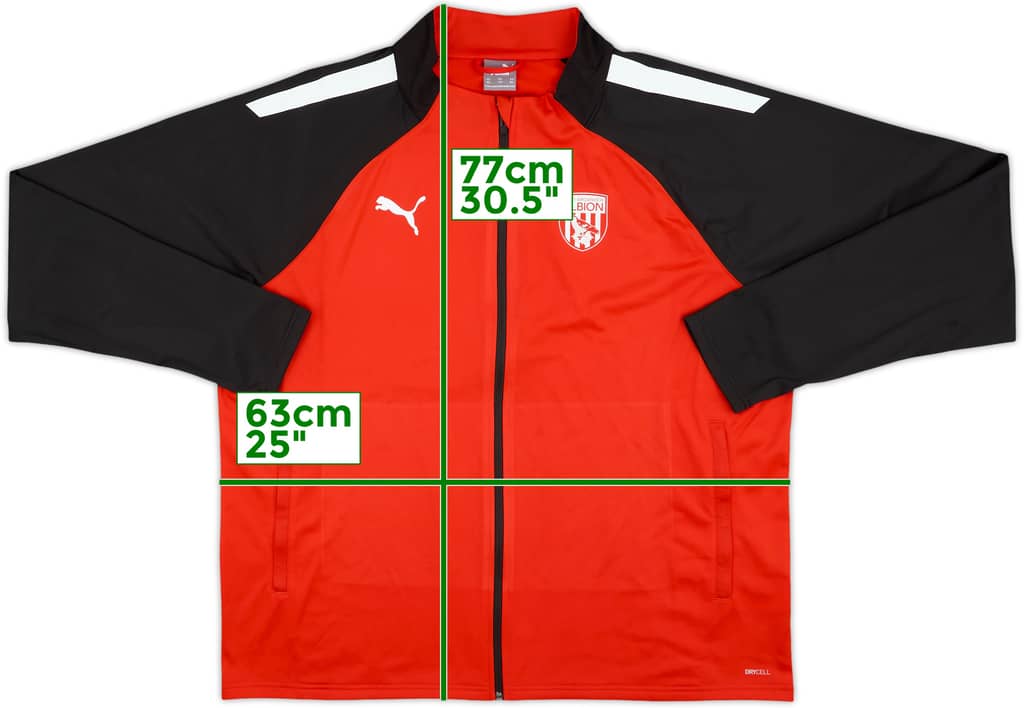 2021-22 West Brom Puma Track Jacket - 10/10 - (XXL)