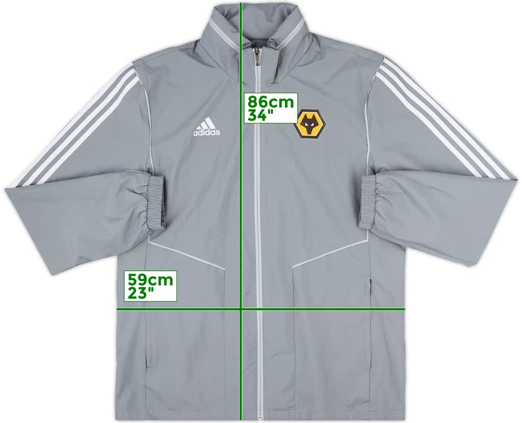 2018-19 Wolves adidas Track Jacket - 8/10 - (L)